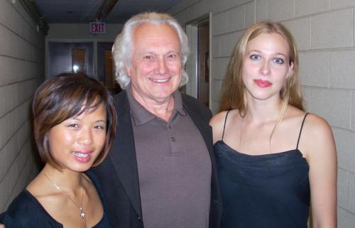 Backstage at Toronto's Nuit Blanche 2008: Pepa/Patrick Squamish for Violin and Electroacoustic Sound (2006). With composer Michael Pepa and violinist Lynn Kuo
