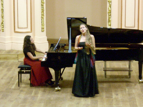 Recital at Lviv Philharmonic with Marianna Humetska, Ukraine